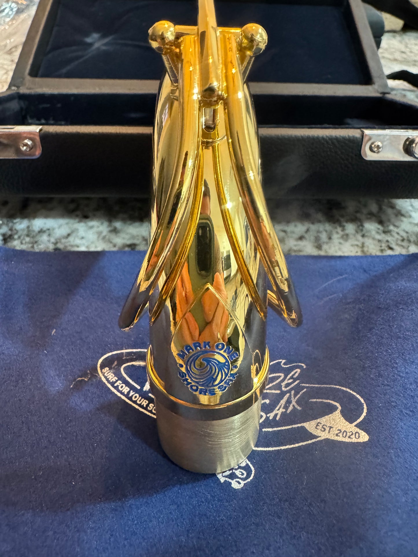 SHORE SAX Mark ONE Tenor Saxophone Neck: Honey Gold Lacquer (5 digit Sizing)