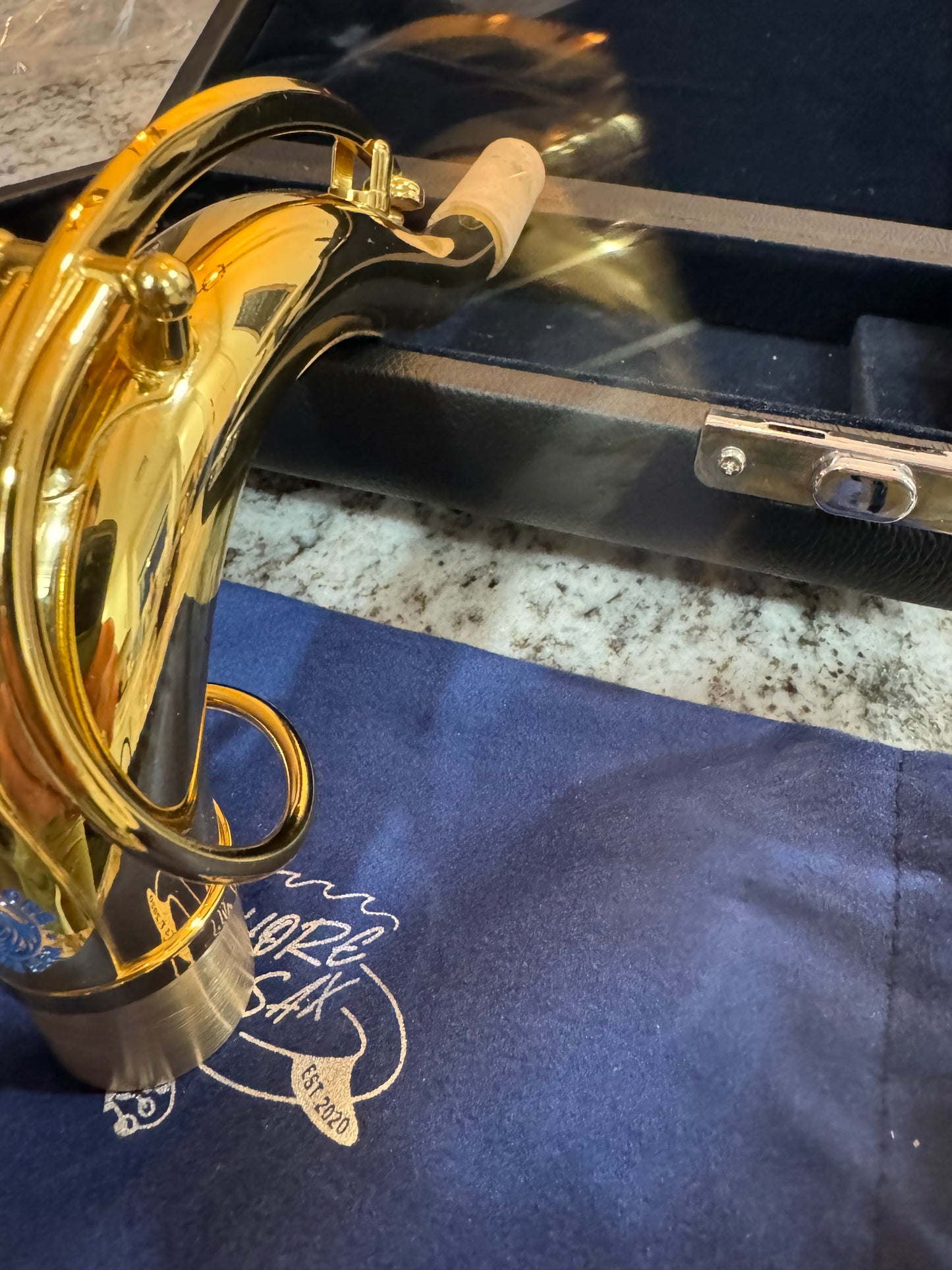 SHORE SAX Mark ONE Tenor Saxophone Neck: Honey Gold Lacquer (5 digit Sizing)