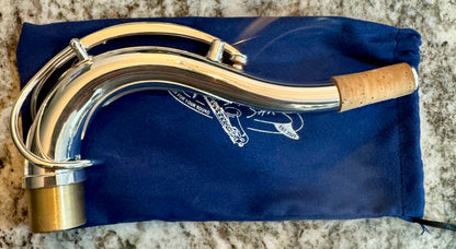 SHORE SAX Mark ONE Neck for Tenor Saxophones: Silver Plated Brass (5 digit Sizing)