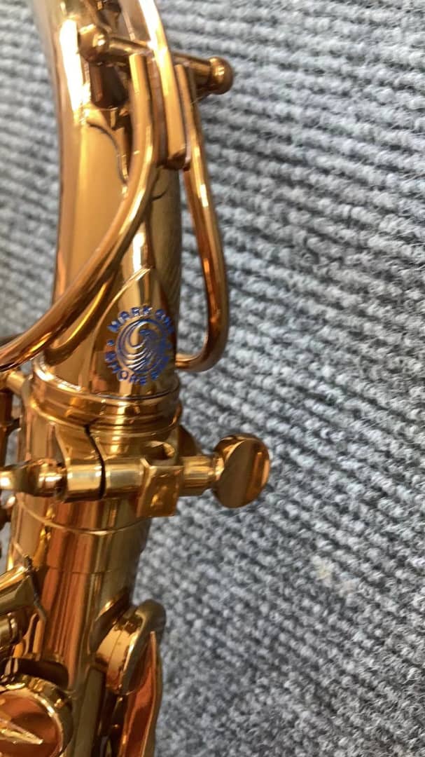 SHORE SAX Mark ONE Neck for Alto Saxophone: Honey Gold Lacquer