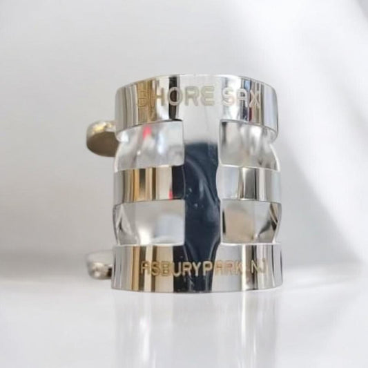 Triple Ring Ligature for Metal Tenor Saxophone Mouthpieces