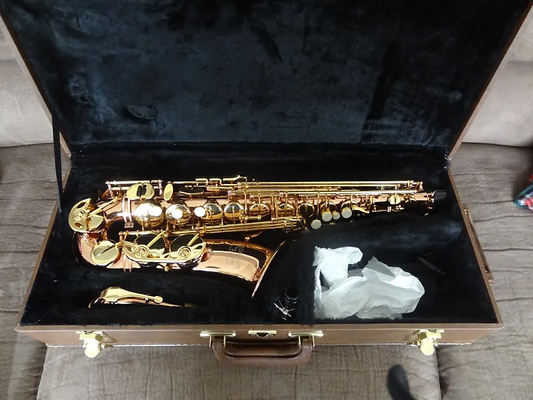 Monique Alto Saxophone (Selmer/Buffett Clone) Copper & Brass NOS!